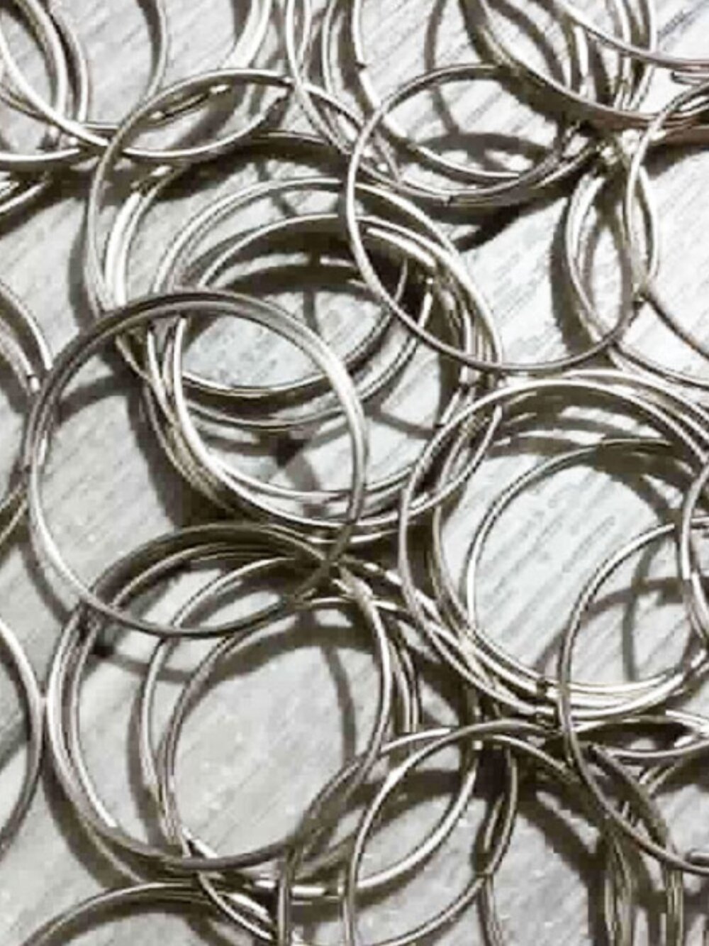 Bulk Silver Key Rings - Picture 3 of 3